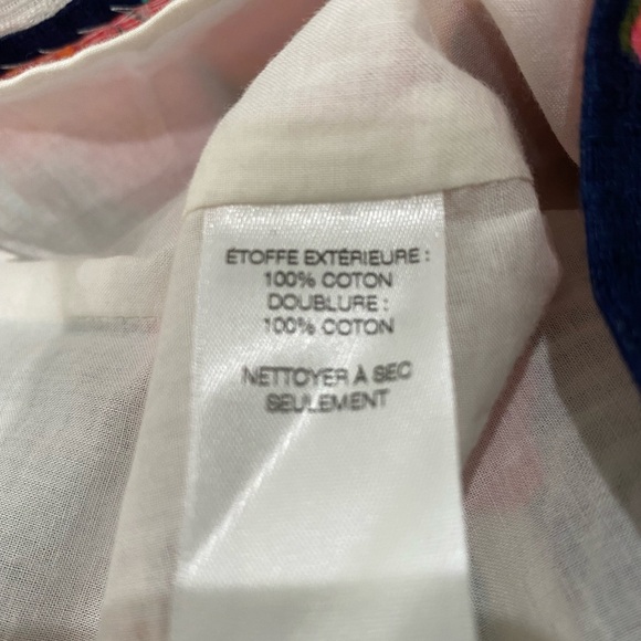 Vineyard Vines Striped Mini Dress with Red Floral Design - Picture 6 of 9